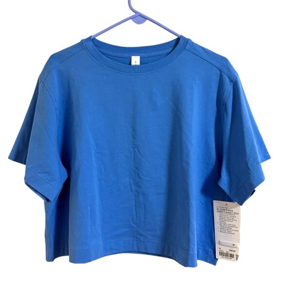 NWT Lululemon All Yours Organic Cotton Cropped T-Shirt - Picture 3 of 6